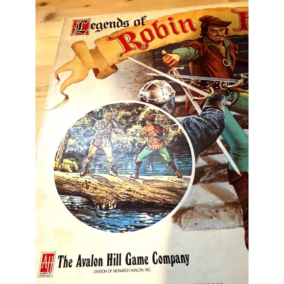 Legends Of Robin Hood Board Game Avalon Hill 1991Complete Fantasy Adventure - Picture 5 of 8